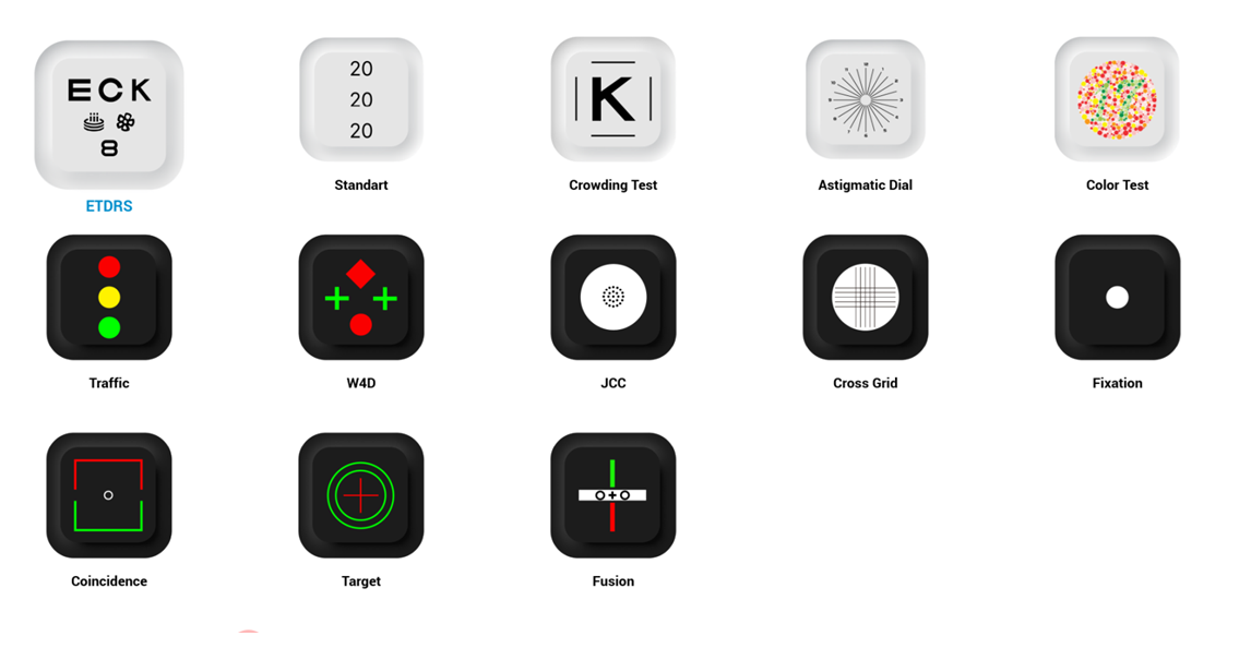 VELAN test menu