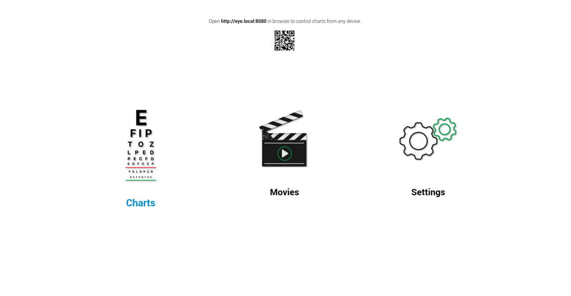 VELAN Eye Chart System interface